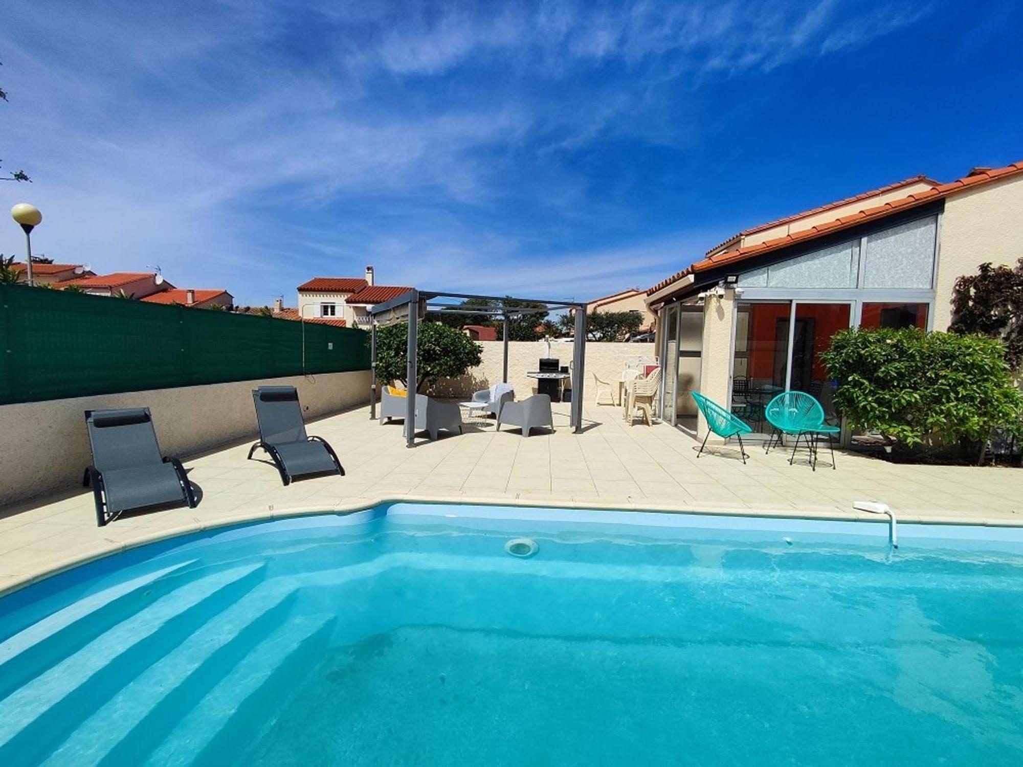 Pavillon 6 Pers A Argeles-Sur-Mer: Piscine, Clim, Parking, Wifi, Proche Plage - Fr-1-776-5 ภายนอก รูปภาพ