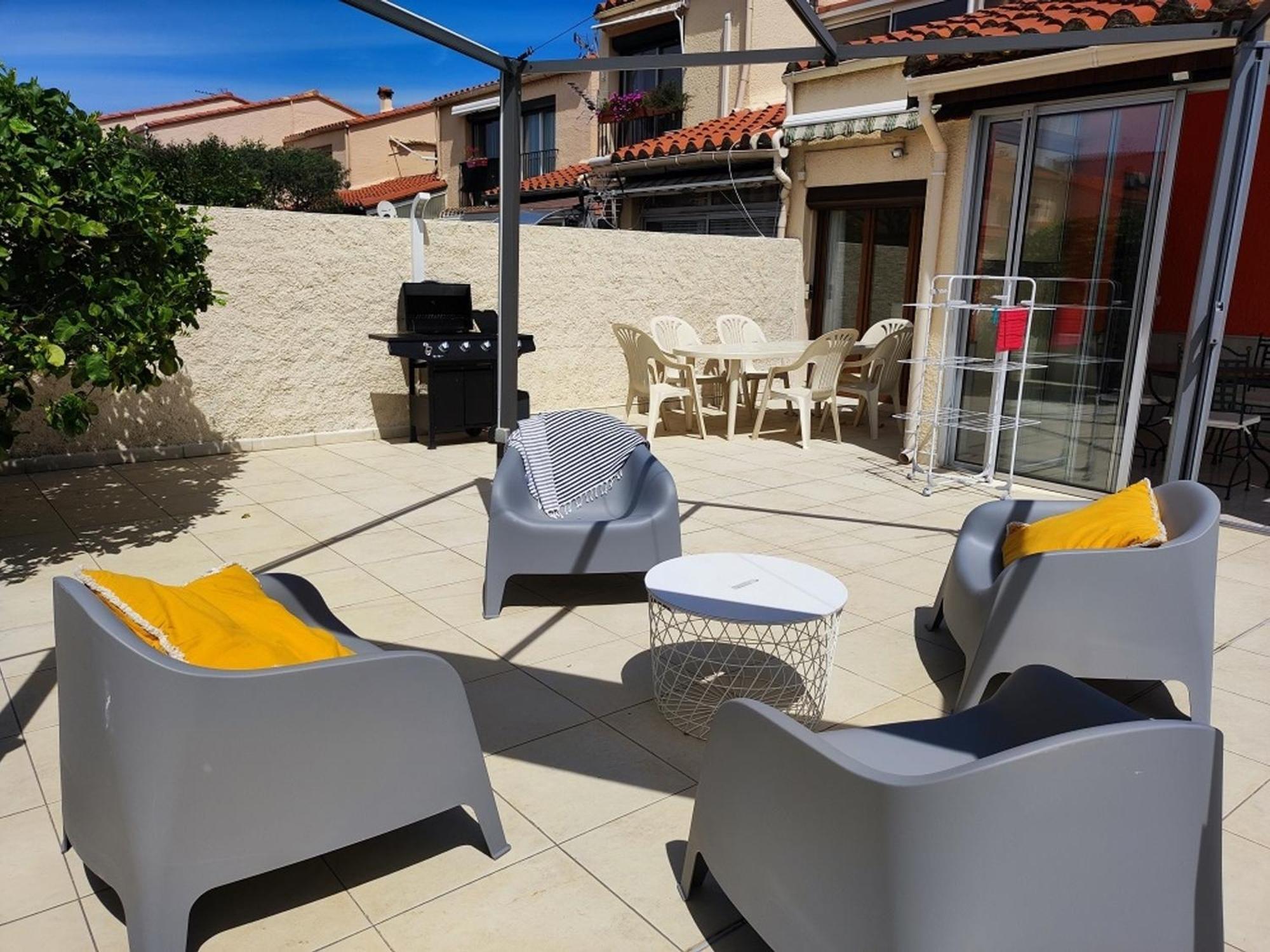 Pavillon 6 Pers A Argeles-Sur-Mer: Piscine, Clim, Parking, Wifi, Proche Plage - Fr-1-776-5 ภายนอก รูปภาพ